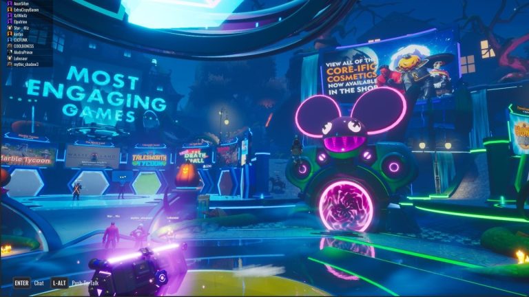 Contoh gameplay game metaverse dengan grafik realistis